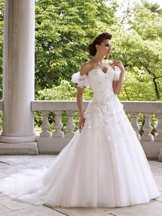 Dlhý vláčikový výstrih srdca David Tutera krásna-nevesta-zbierka-david-tutera-2014