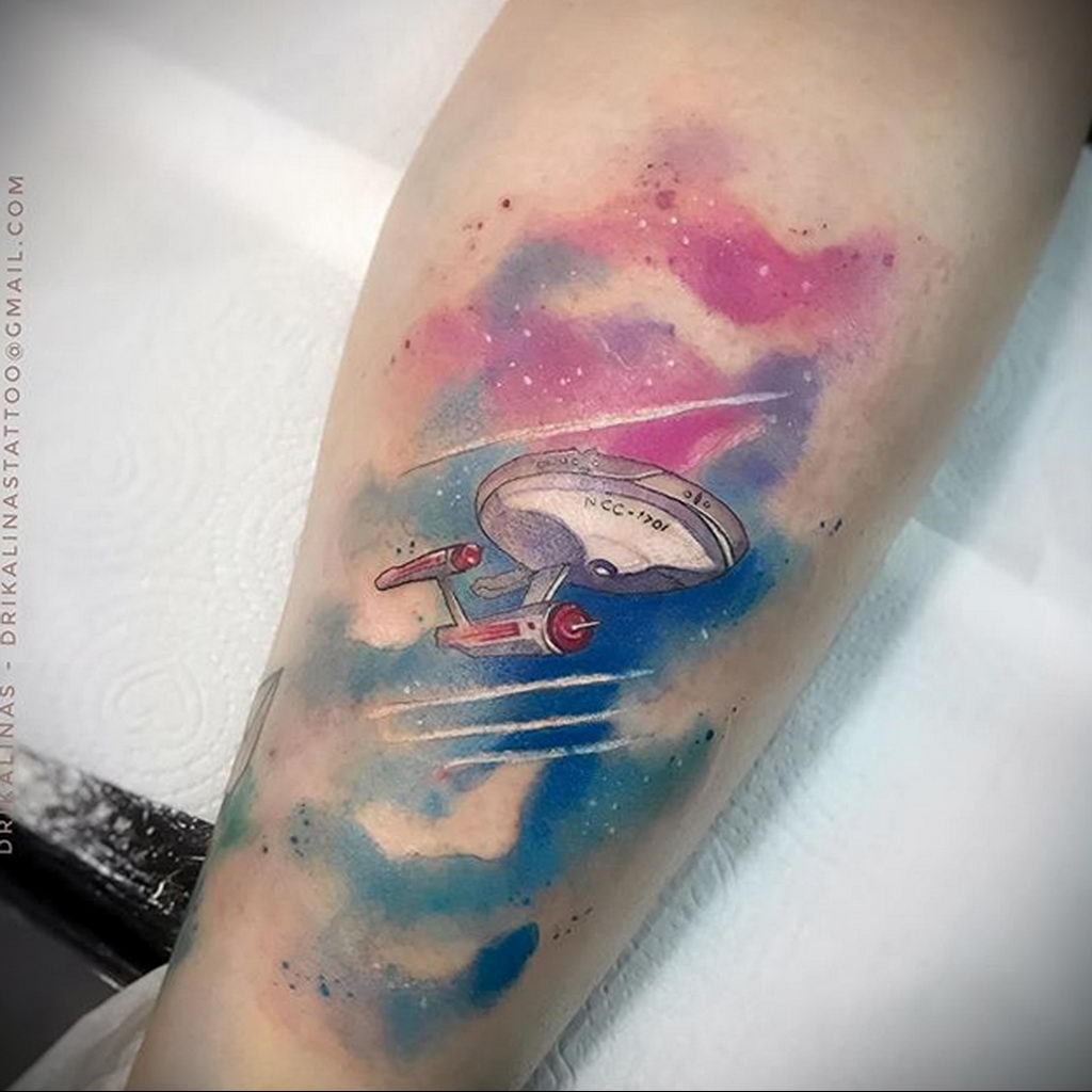 drikalinastattuaż i zdjęcia tatuaży na temat - Star Trek - Enterprise 1
