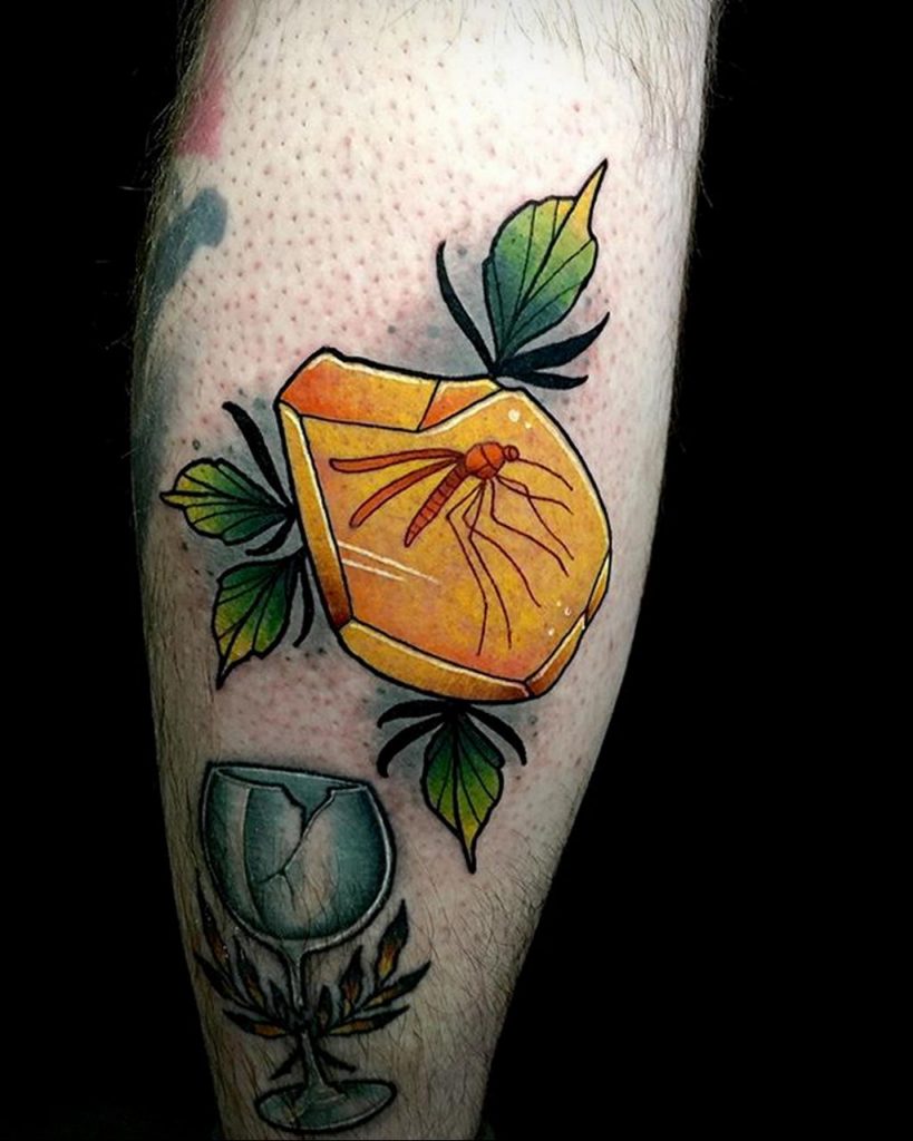 dim187 i zdjęcie tatuażu na temat - Jurassic Park 1