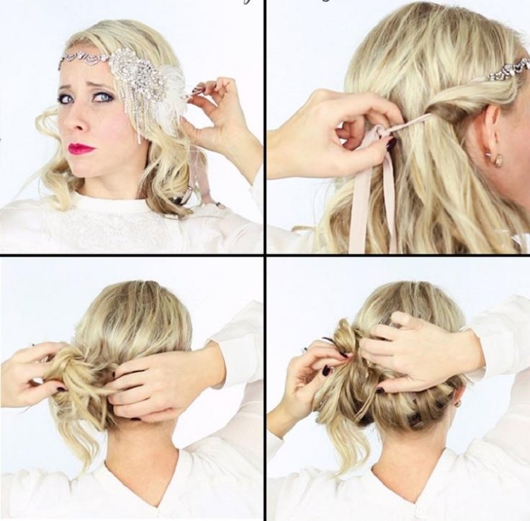 20. roky-účesy-urob si sám-téma-párty-dlhé-vlasy-čelenky-vlasové doplnky-pierka-kryštály