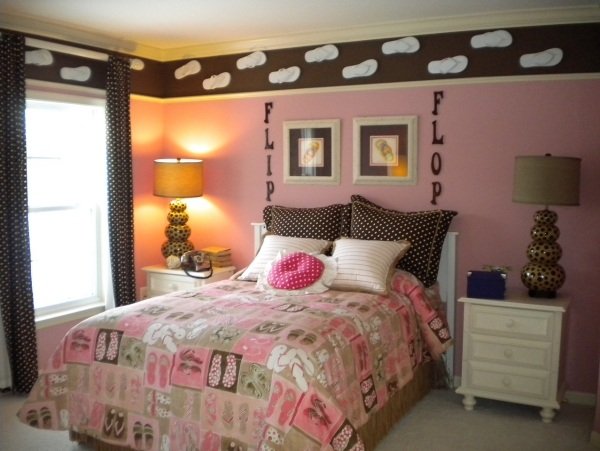 Skvelý nápad s žabkami do detskej izby návrh žabiek pre dospievajúce dievča