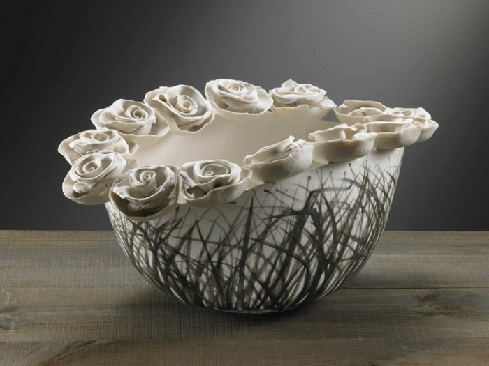 Poszellanská misa s ozdobným okrajom z kvetov NATURALIA od Fos Ceramiche Fancy-home-accessories-poszellan-bowl-ozdobná-lem-kvety-NATURALIA-Fos-Ceramiche