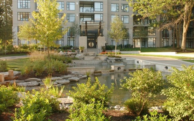 Záhrady krásny dizajn Obrázky príklady Zierbäumde Gartenteich