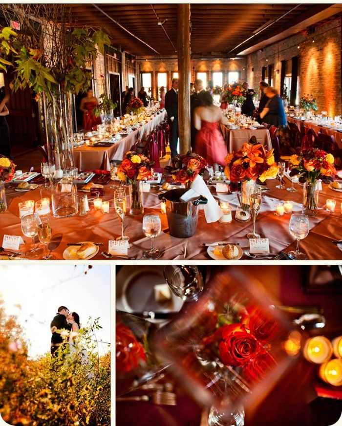 jesenná svadba v farebnej kombinácii jantár a meď
