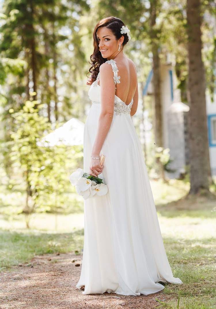 svadobne-saty-tehotne-svadobne-saty-dlhe-zdobenie-bez chrbta-biele