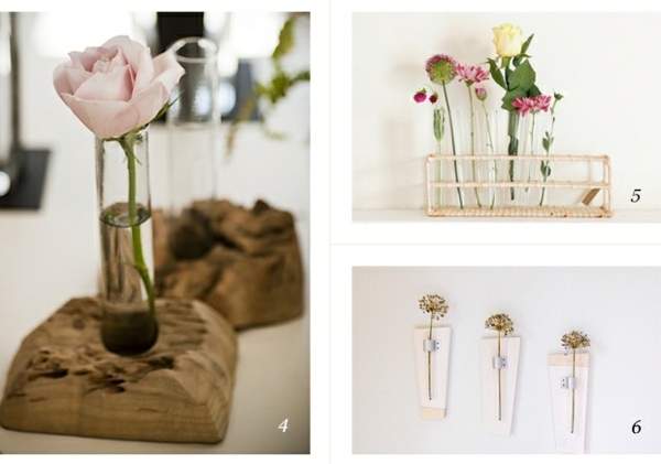 kreatívne vázy nápady domáca záhradná dekorácia