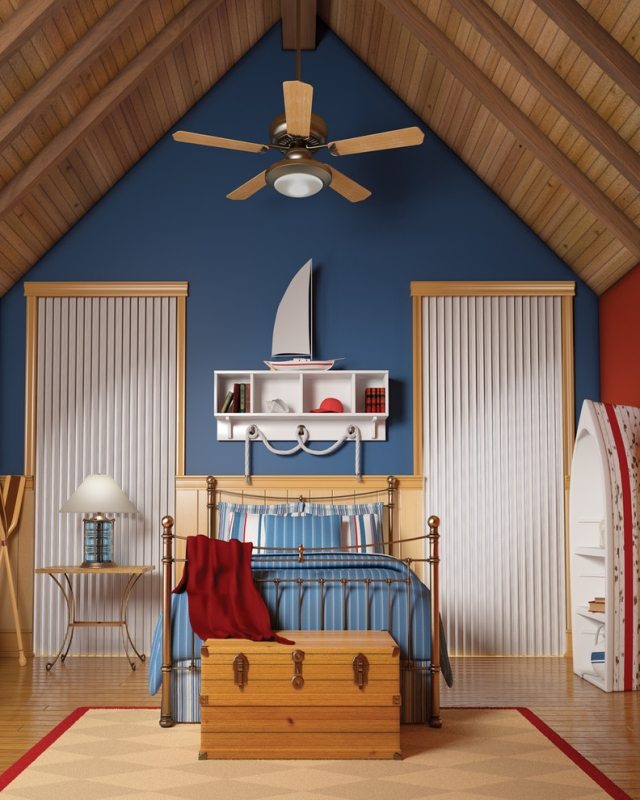 detská izba-tradičné-nautické-zariadenie-témy-kapitán