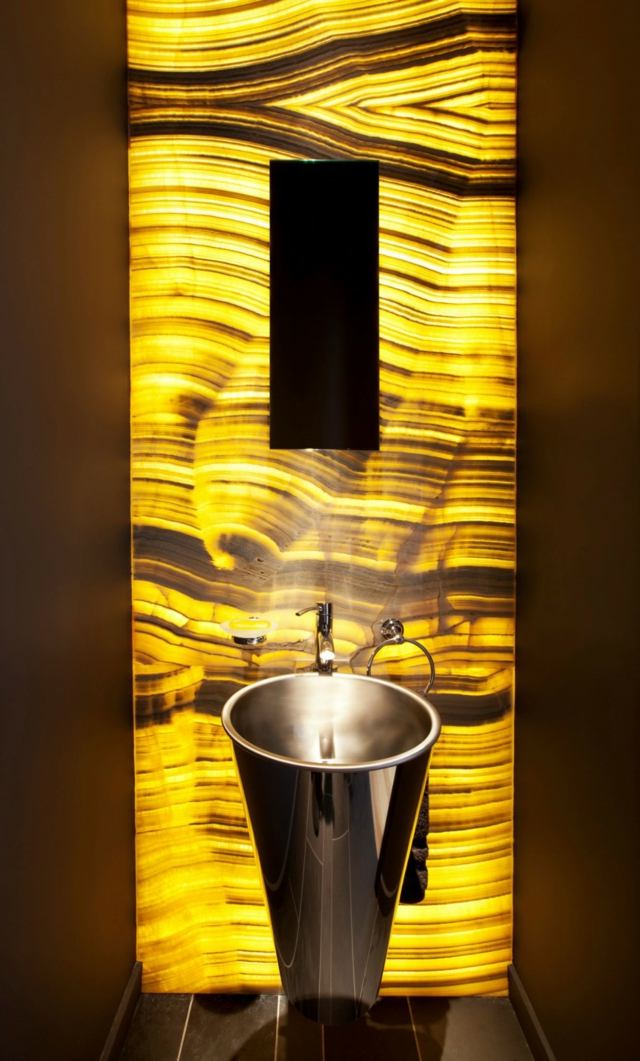 Nástenné panely umývadlo kovové affleck-de-la-riva