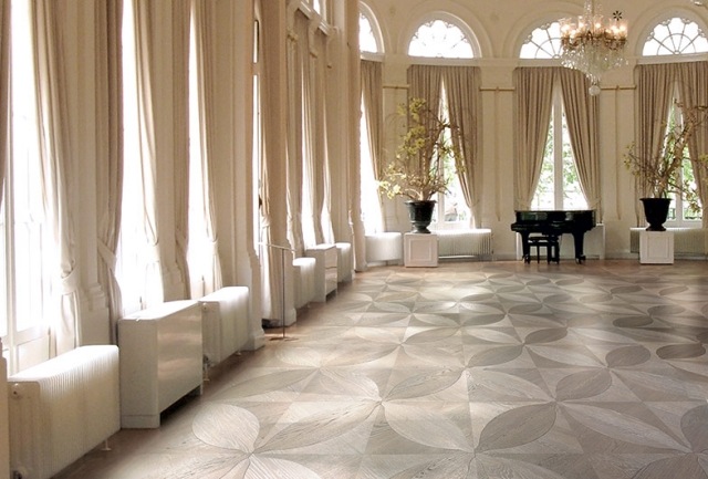 diamante parkety vzor svetlého dubového kvetu