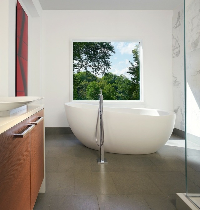 Čelá, dlaždice, umývadlo, moderné