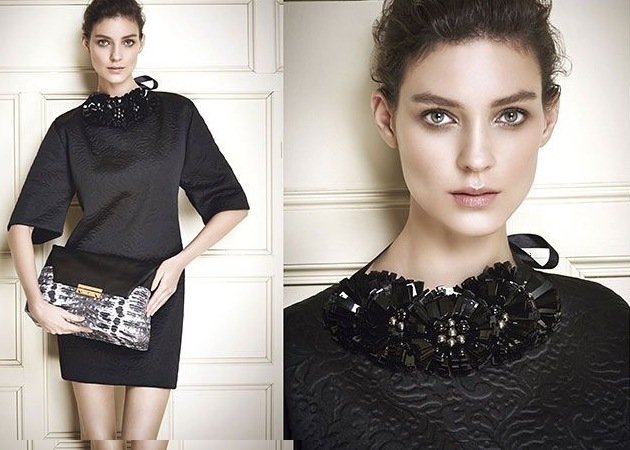 Jesenné šaty dámske módne šperky vzhľad kancelárie Dámska módna bižutéria vzhľad dámskej tašky