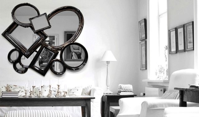 koreňový dizajnér nástenné zrkadlo baroková kompilácia boca do lobo