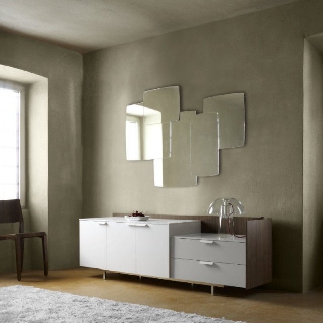 ligne roset bisquit nástenné zrkadlo dizajnér Michael Koenig