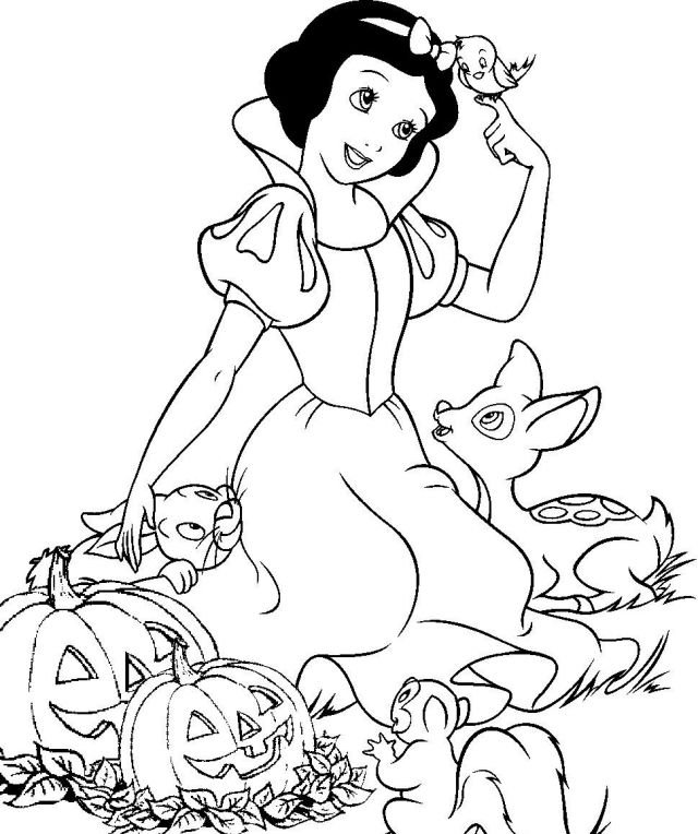 halloween omaľovánky deti dievčatá zadarmo vytlačia snehobielu disney halloween-obrázky-deti-dievčatá-tlač-zadarmo-disney-snehovo biela