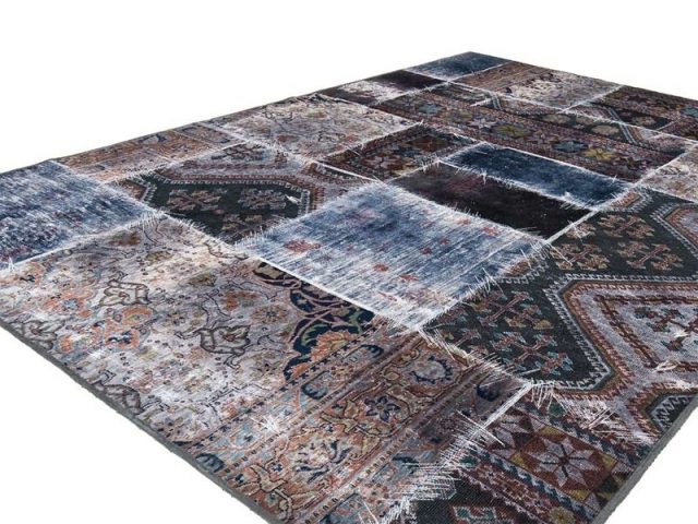 Patchwork vzor koberca, nápady, vysoká kvalita Ručne vyrábané moderné nápady na dizajn kobercov s patchworkovým vzorom