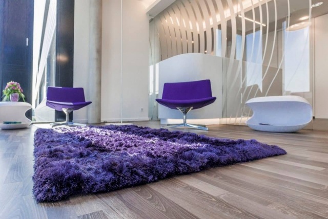 Špičkové koberce Prémiové koberce-fialové s dlhým flor-kymo moderné prémiové koberce-fialové s dlhým flor-kymo výrobcom