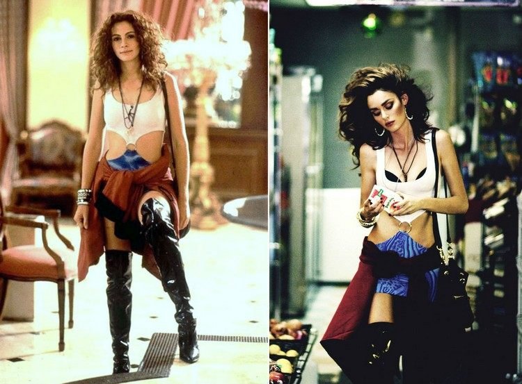 Hollywoodske tematické párty kostýmové nápady vivian-ward-pretty-woman-film