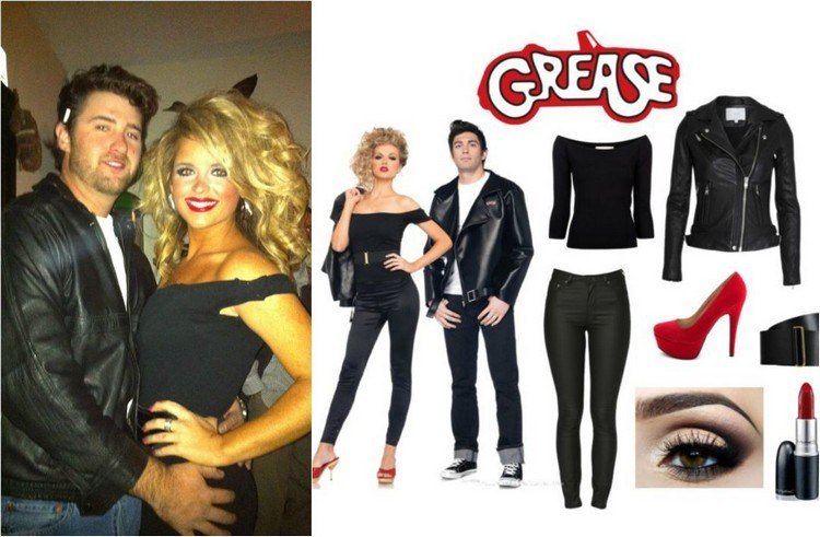 Nápady na kostýmový hollywoodsky večierok pre páry-dany-sandy