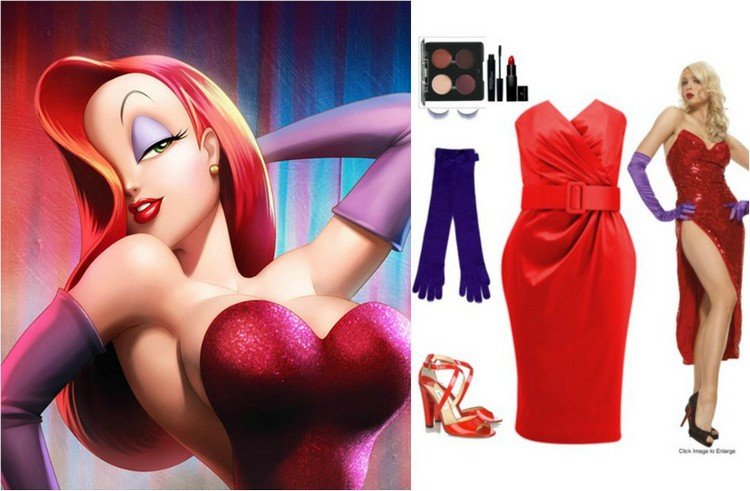 hollywood-theme-party-kostým-nápady-ženy-jessica-králik