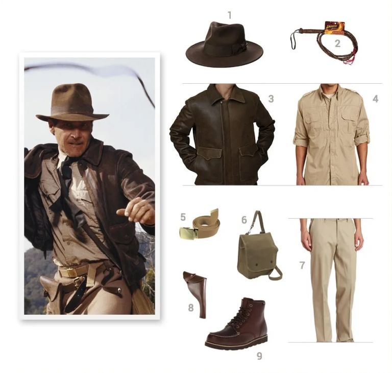 kostýmová filmová hviezda indiana jones