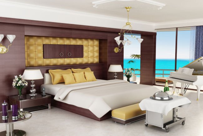 kreatívne nápady na dizajn steny drevo za posteľ čalúnená stena kreatívny dizajn steny drevený obklad steny za posteľ čalúnená stena