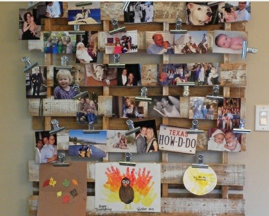 Fotografická stena nastavila police drevené europalety