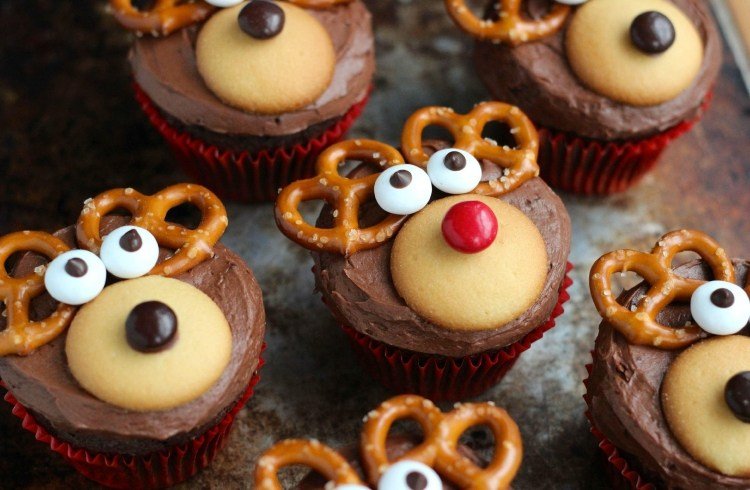 vianočné košíčky sobí paroh soľné praclíky