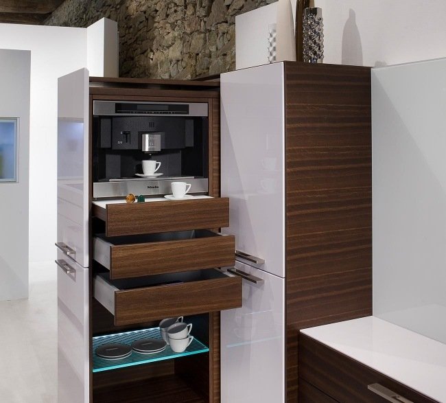 kuchynská linka warendorf skryté zásuvky elektrických spotrebičov