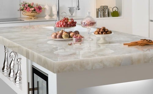 moderná kuchynská linka pracovná doska mramor Kuchynská linka pracovná doska mramor