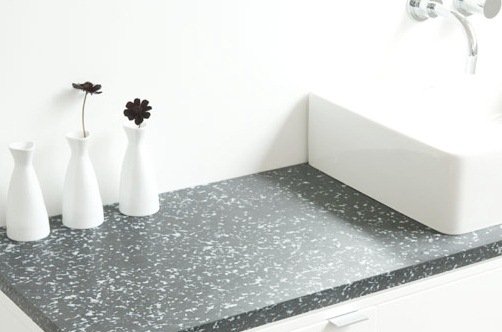 moderná recyklovaná pracovná doska z PE