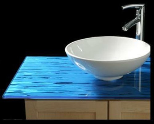 Moderný sklenený kúpeľňový nábytok