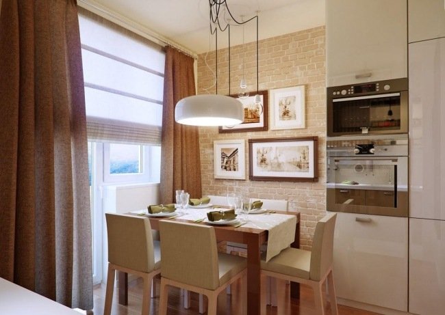 kuchynské béžové nápady dizajn tehlovej steny nápady béžovej kuchyne pre dizajn tehlovej steny