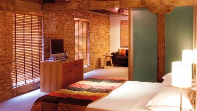 stĺpy spálne nápady tehlové obklady stien nápady na stĺpy v spálni pre obklady z tehlovej steny