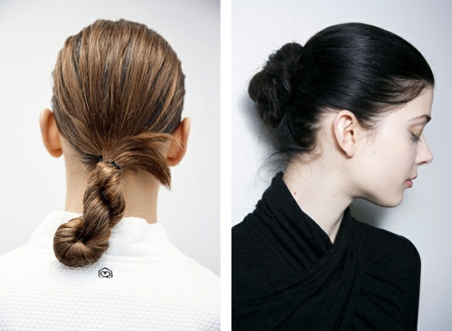 Účesy updo Úpletové účesy každý deň v zime Úpletové účesy každý deň v zime Celine Altuzarra