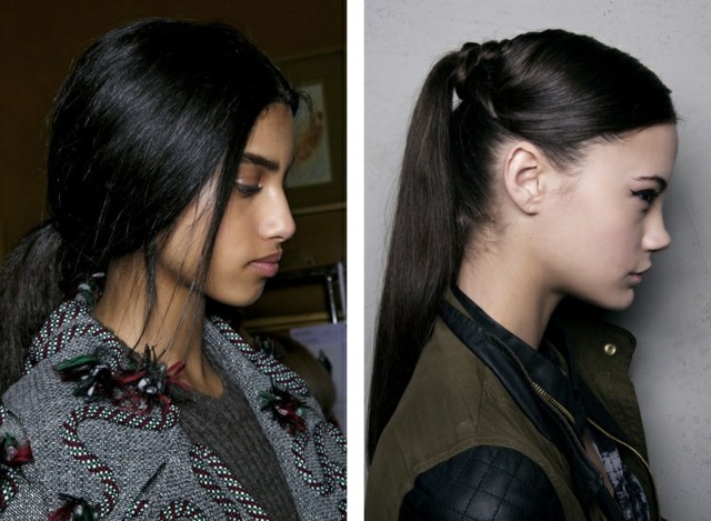 Zimné účesy s chvostom Stella McCartney Zimné účesy Stella McCartney Roccobarocco