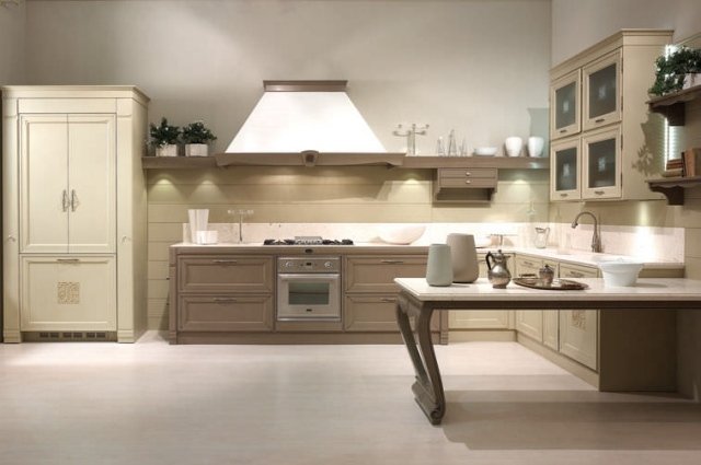 arcari kuchyňa vidiecky štýl v štýle béžová