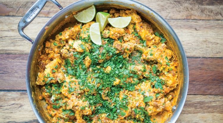 fitness recepty chorizo-miešané vajíčka-raňajky-varenie-zdravé