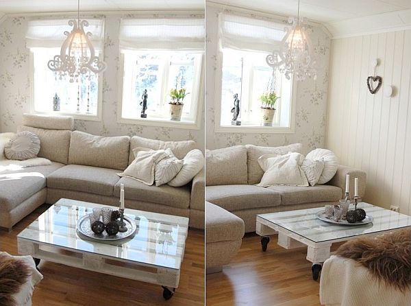 Sklenený konferenčný stolík-obývacia izba-vyrobte si sami