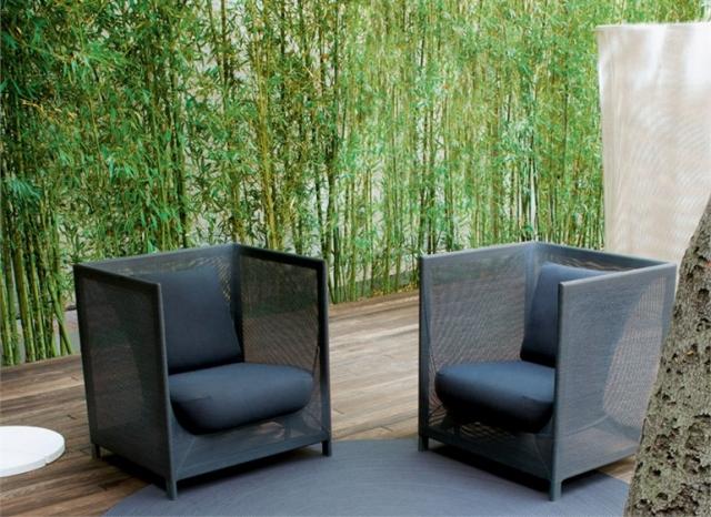 Masche záhradné kreslo HAVEN Paola Lenti záhradná kreslo designová maska HAVEN Paola Lenti