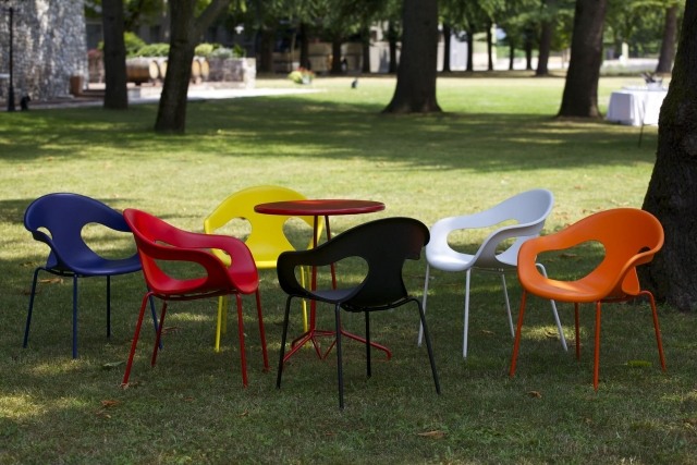 Záhradné stoličky nápady pre farebný dizajn-zakrivený tvar-decentné SUNNY Záhradné stoličky nápady pre farebný dizajn moderná forma-decentná SUNNY