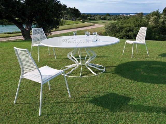 Dizajnové stoličky záhradný nábytok biela-moderná emu-VERA Chiaramonte-Marin Dizajnové stoličky nápady pre záhradný nábytok emu-VERA Chiaramonte-Marin