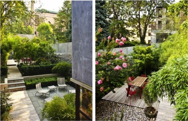 Dizajn drevenej paluby návrh mestských výsadieb