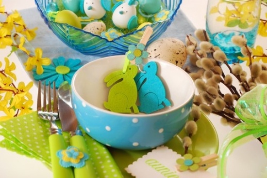 Veľkonočné dekorácie na stôl