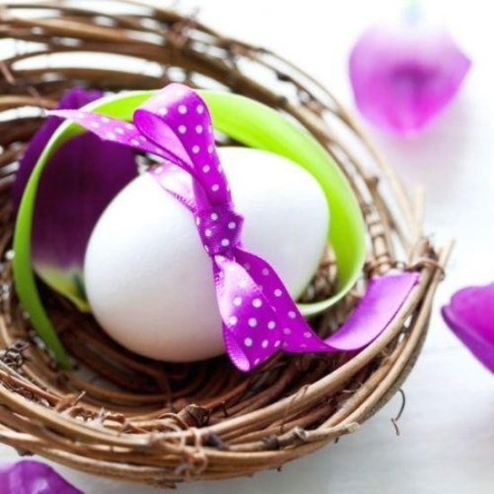 Stolné šperky Veľkonočná jar Veľkonočné vajíčko dekorácia drotár