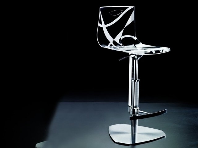 Barová stolička Vitrex výškovo nastaviteľná BONNIE Ozzio Design Barová stolička Vitrex Design výškovo nastaviteľná BONNIE Ozzio Design