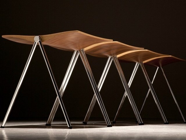 drevená stolička spojovací prvok lavica CLASH ARKTIS nábytok drevený taburetkový spojovací prvok nábytok CLASH ARKTIS