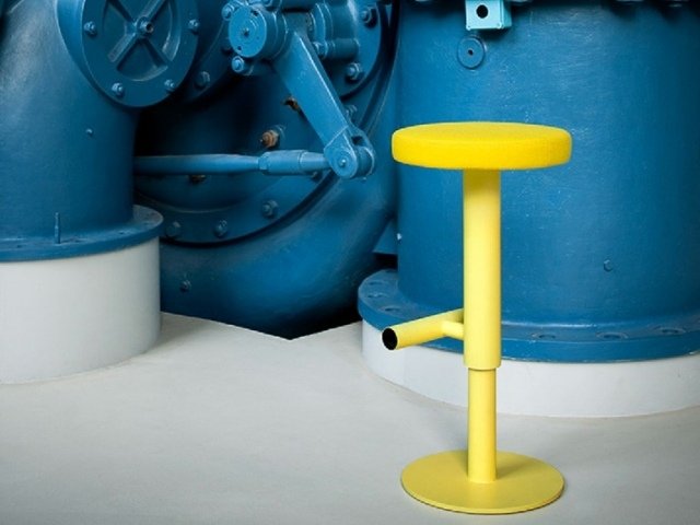 fixná otočná barová stolička žltá Tacchini Italia Forniture PearsonLloyd fixná otočná barová stolička žltá Tacchini Italia Forniture PearsonLloyd