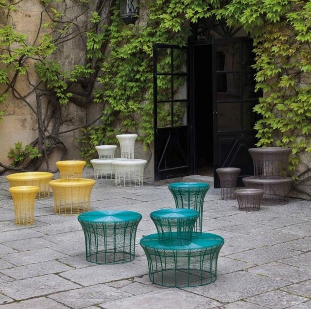 železná barová stolička svetlé farby ARAM nendo železná barová stolička farby stoličky ARAM nendo