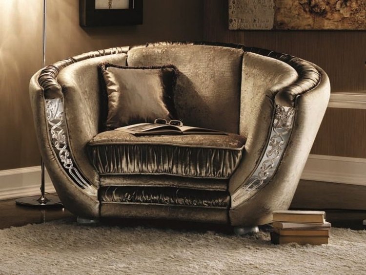 Oválne dizajnové kreslo v klasickom štýle, čalúnené-MIRÒ od Arredoclassic Dizajnové kreslo-masívne-v klasickom štýle-čalúnené-MIRÒ-Arredoclassic