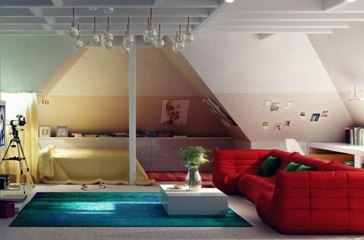 Šikmá strecha do detskej izby